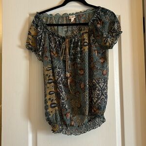 Sheer blouse